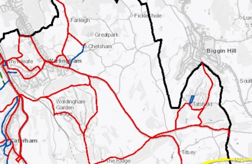 Warlingham Gritting Routes